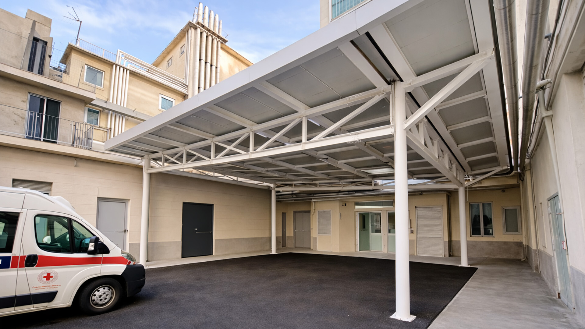 Pensilina Ospedale Imperia