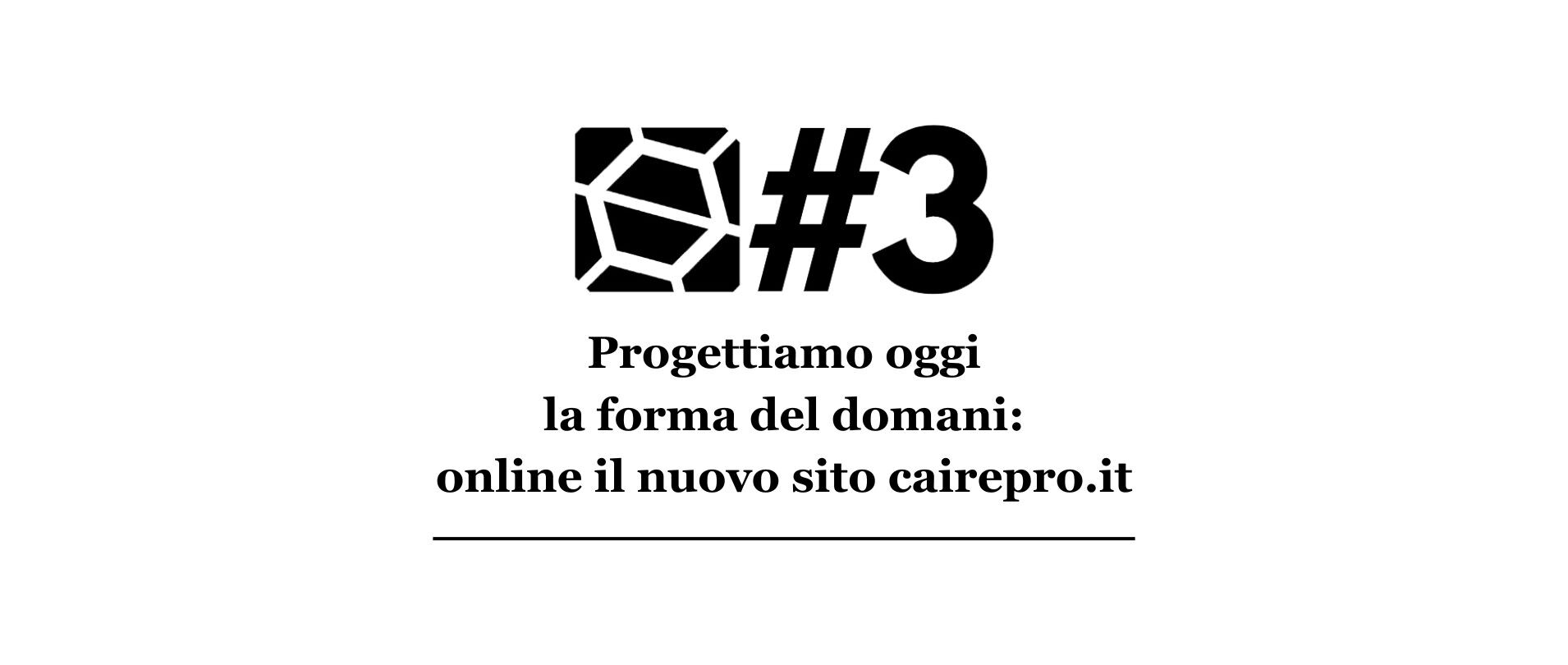 Online il terzo numero della newsletter CAIREPRO